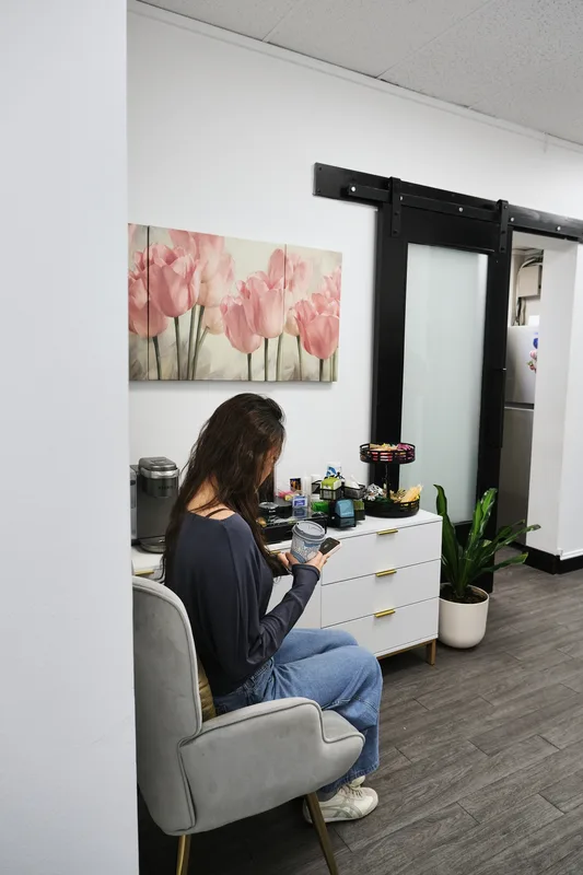KARA Med Spa waiting lounge